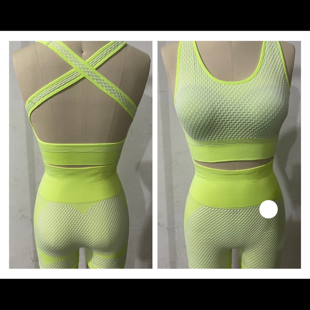 Brand New - Matching Sports Bra & Shorts Set.
